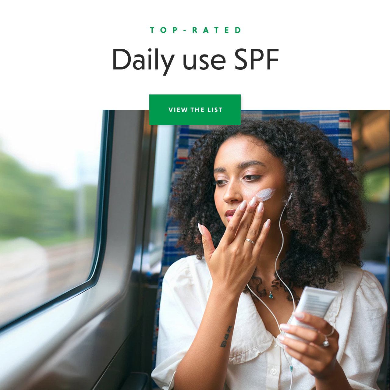 Daily use SPF - SEE LIST
