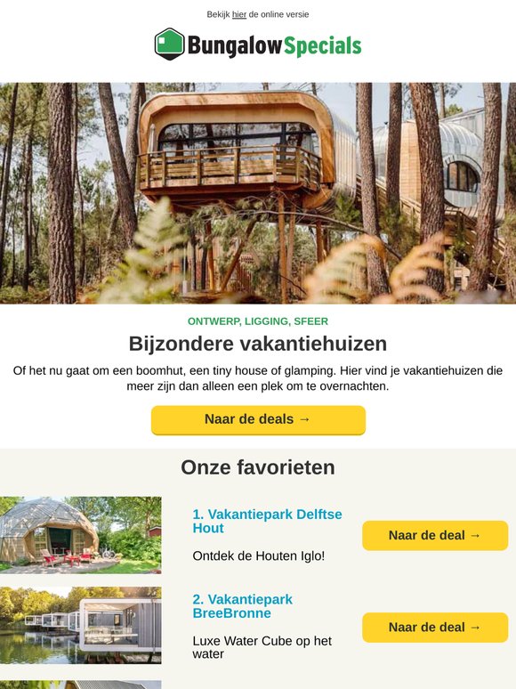 Bijzondere vakantiehuizen: even wat anders!