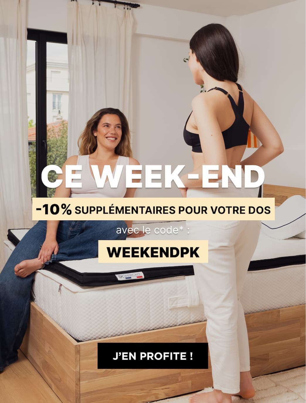 Ce week-end, 10% supplémentaires avec le code : WEEKENDPK
