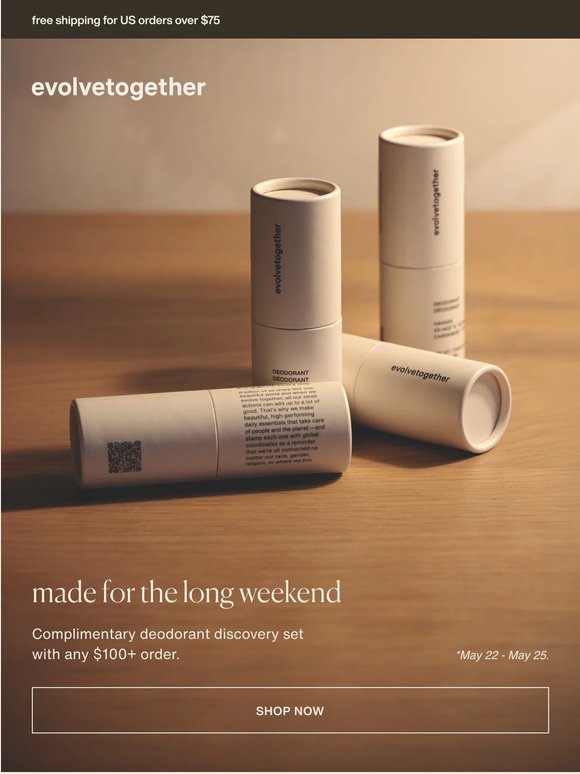 a small gift, for the long weekend