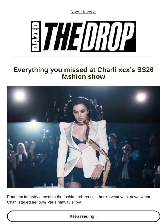 Everything you missed at Charli xcx’s SS26 fashion show