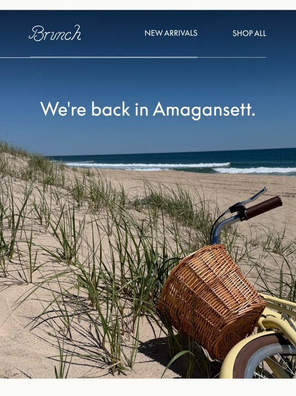 Hi from Amagansett!