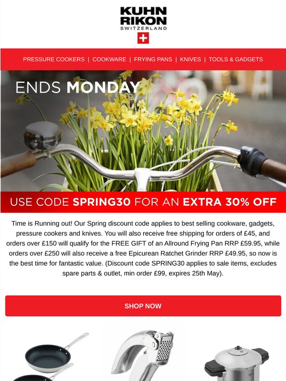 Last chance spring sale final weekend