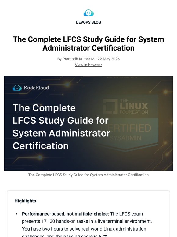 The Complete LFCS Study Guide for System Administrator Certification