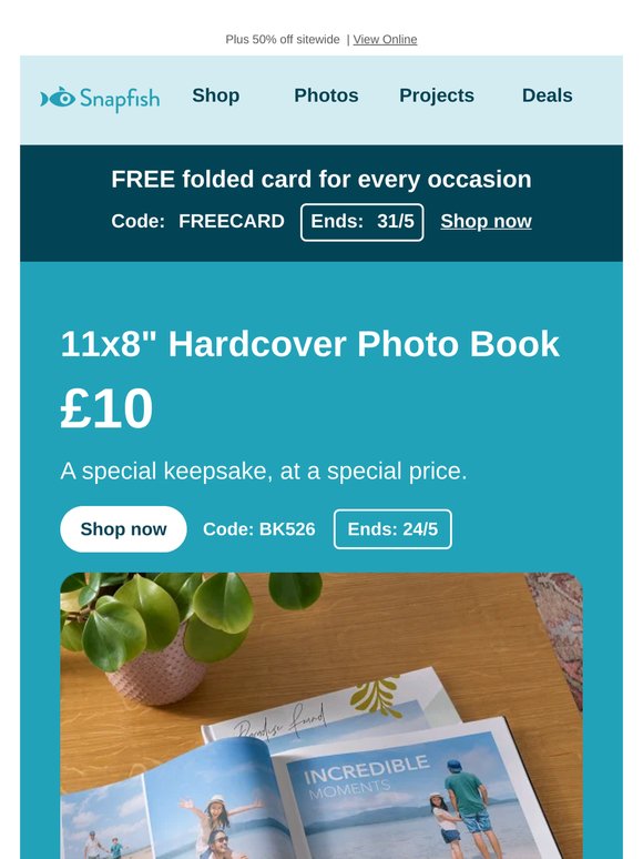 📖 May Mayhem: £10 Photo Books