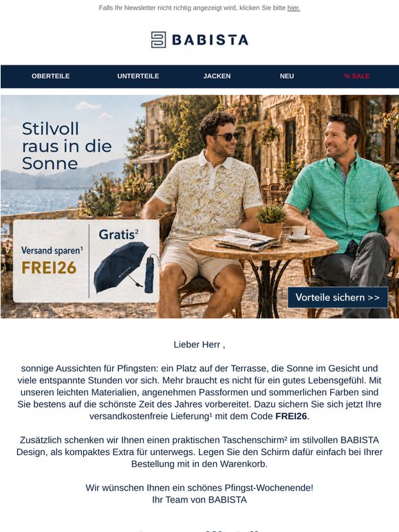 Der Kader steht. Ihr Pfingst-Look auch?