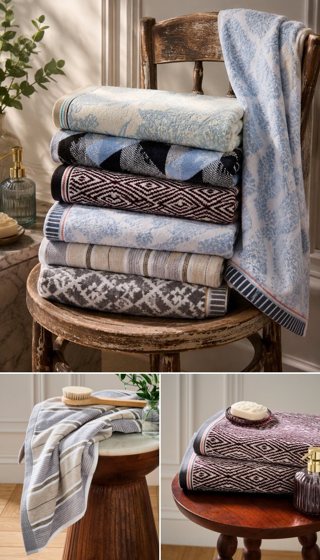New patterns, soft textures and everyday luxury.