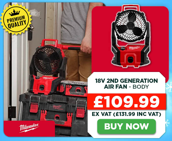 Milwaukee M18 AFG2-0 18V 2nd Generation Air Fan - Body