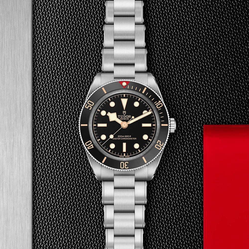 TUDOR Black Bay 58 39mm Black Dial 3-Link Stainless Steel Bracelet Watch