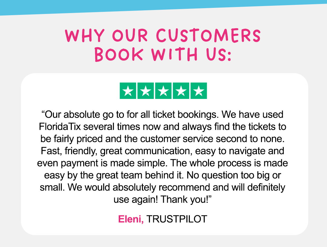 Why customers book with us: