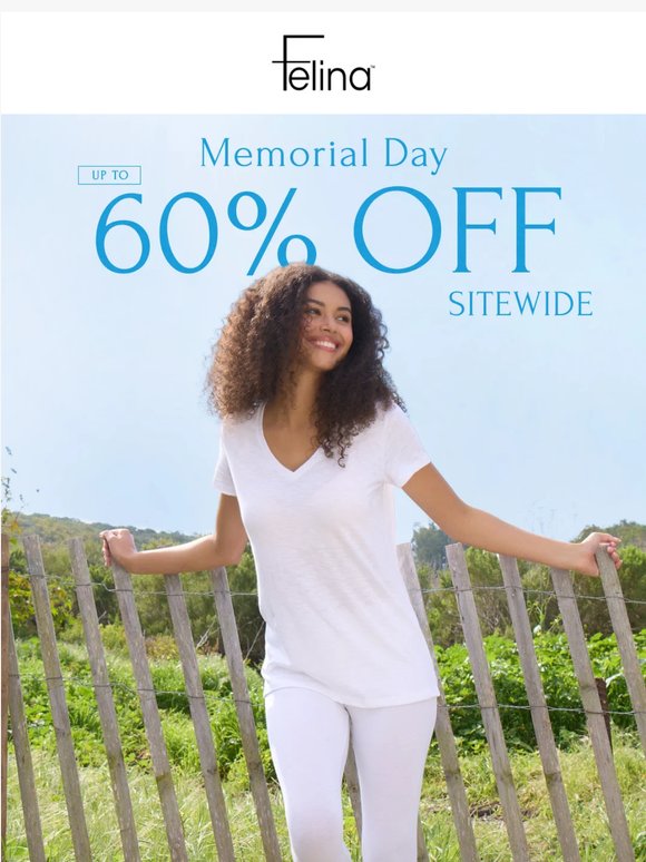 It’s On: 30–60% Off Sitewide ✨