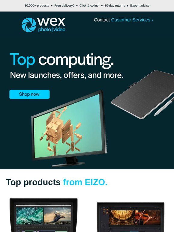 Top computing gear, latest launches and great offers 💻