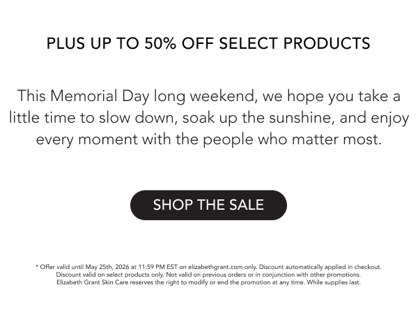 Memorial Day long weekend sale