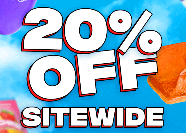 20% OFF SITEWIDE