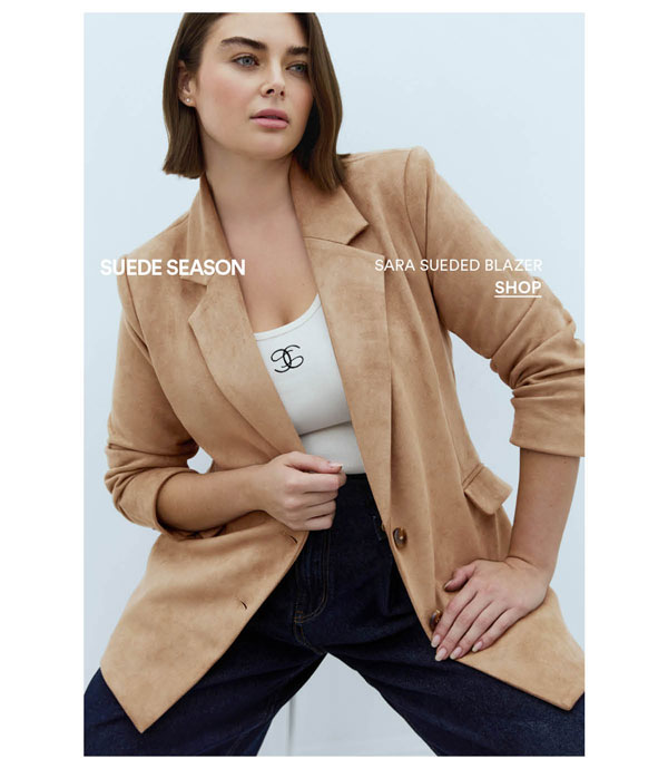 Shop Sara Sueded Blazer
