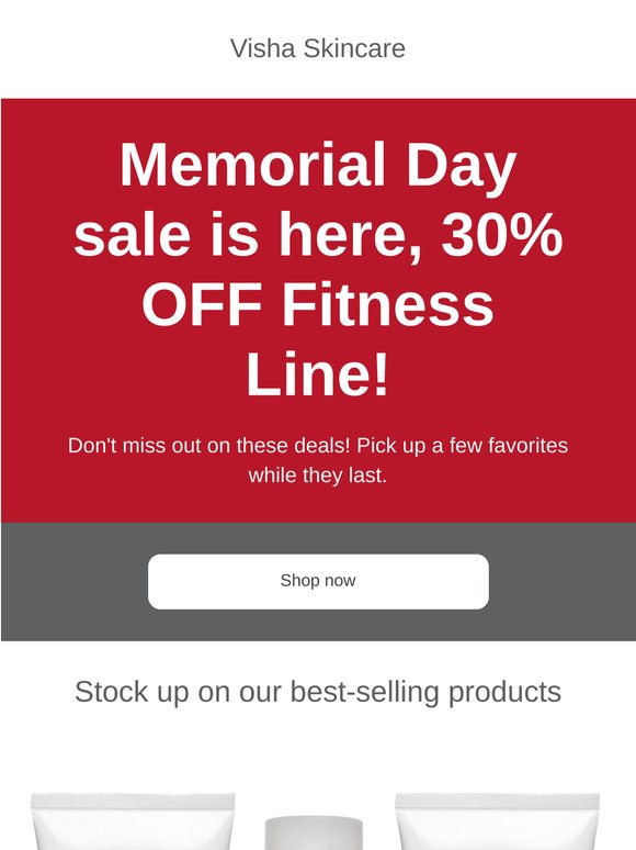Memorial Weekend Sale - 30% OFF