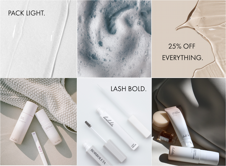 Pack Light. Lash Bold.