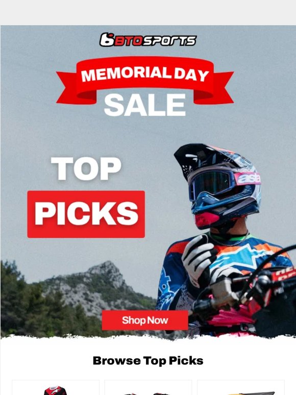 Memorial Day Top Picks Riders Are Chasing