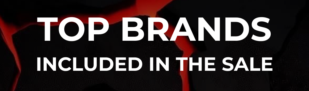 Top brands included in the sale