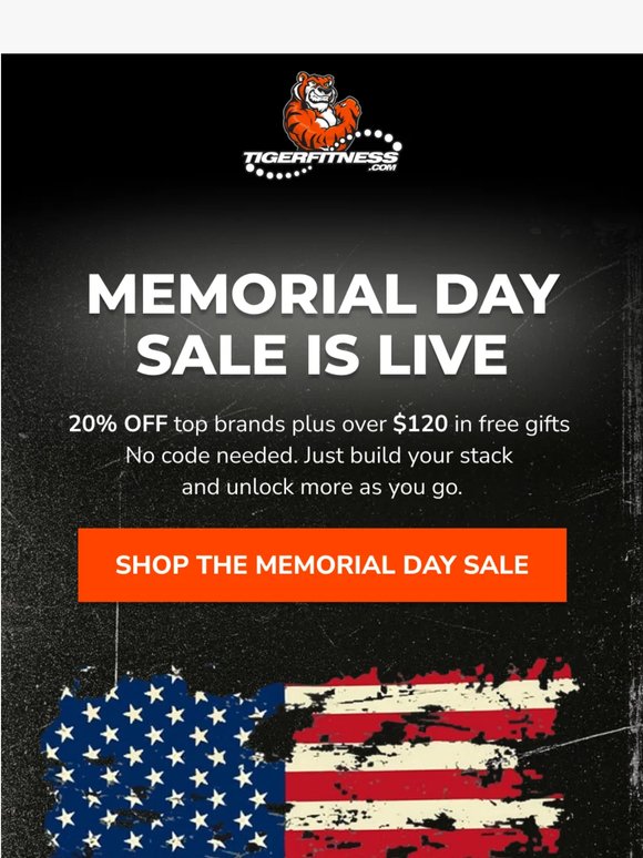 Memorial Day Sale is live
