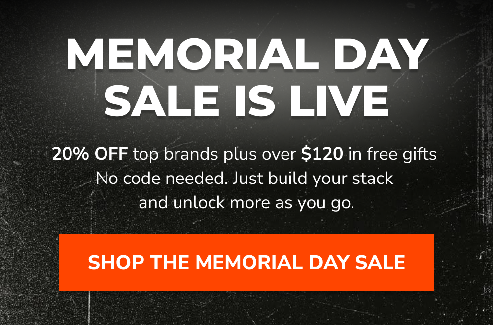 Memorial Day Sale is live