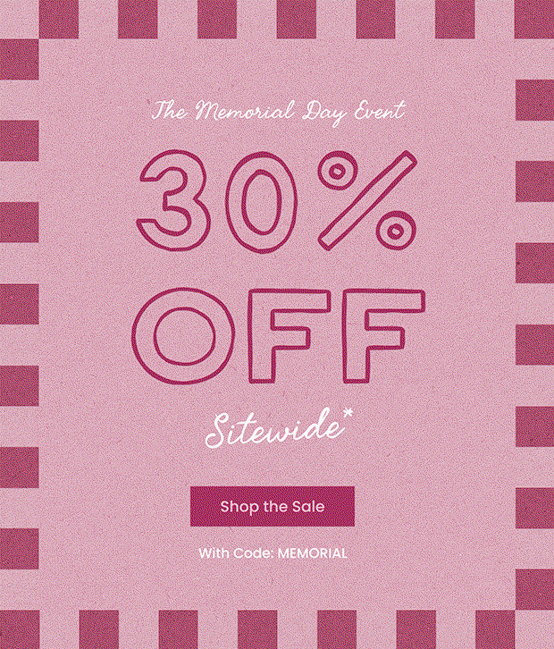 30% OFF SITEWIDE