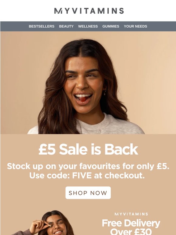 £5 SALE IS BACK