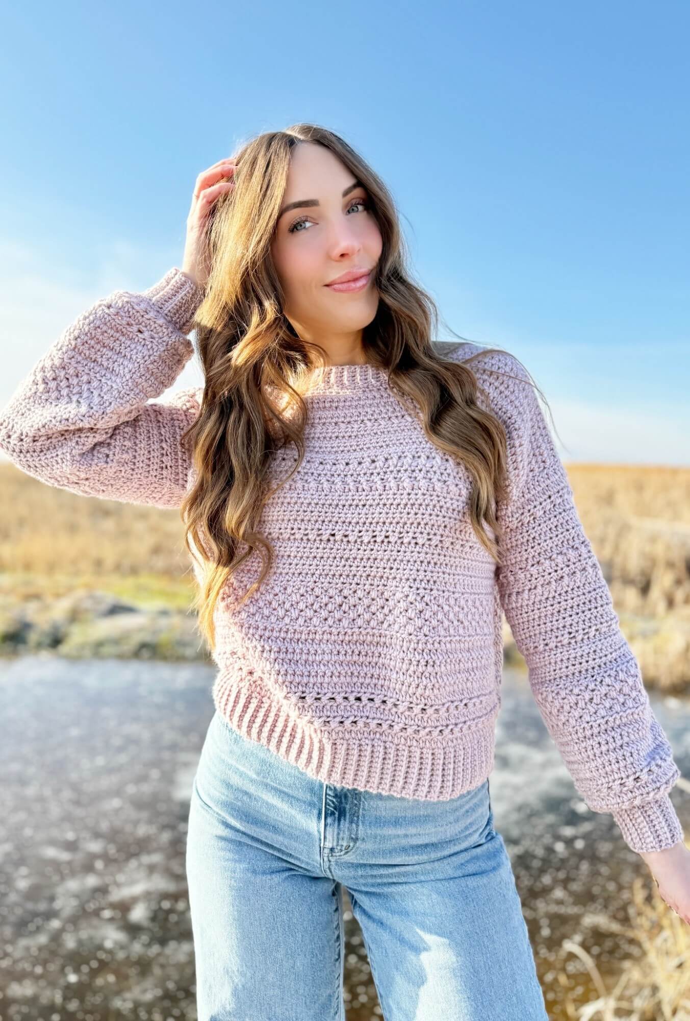 Image of Crochet Kit - Moonblush Pullover