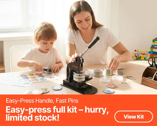 Easy-press full kit – hurry, limited stock!