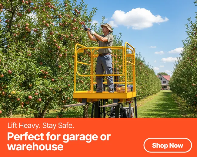 Perfect for garage or warehouse