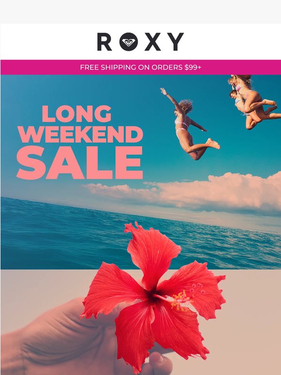 Long Weekend Sale Starts Now 🎉