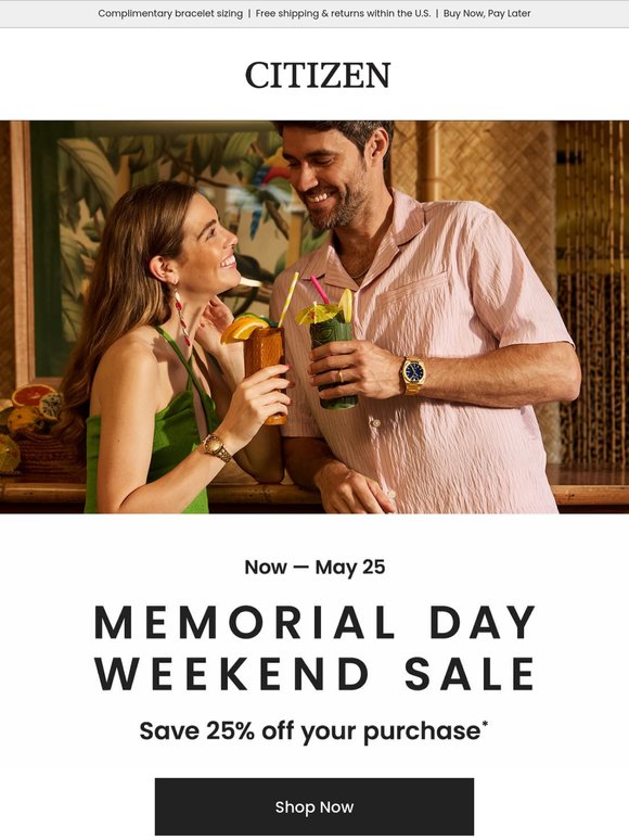 The Memorial Day Weekend Sale Is Here ❤️🤍💙