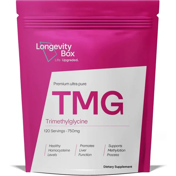 Longevity Box TMG Trimethylglycine 120 Capsules