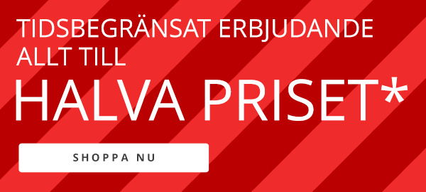 50% rabatt på allt