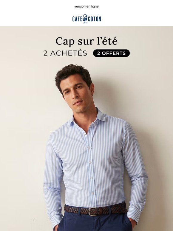 🌞2 achetés = 2 offerts : cap sur l'été !