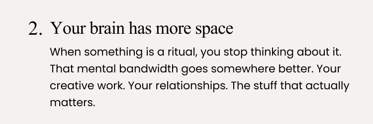 Your brain has more space