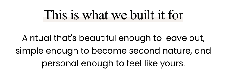 This is what we built it for