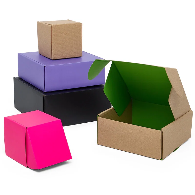 COLORED MAILER BOXES