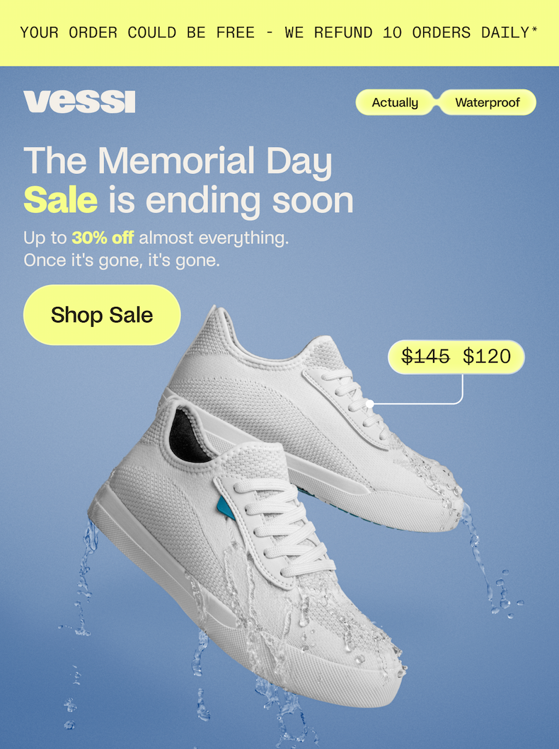 The Memorial Day Sale is ending soon.