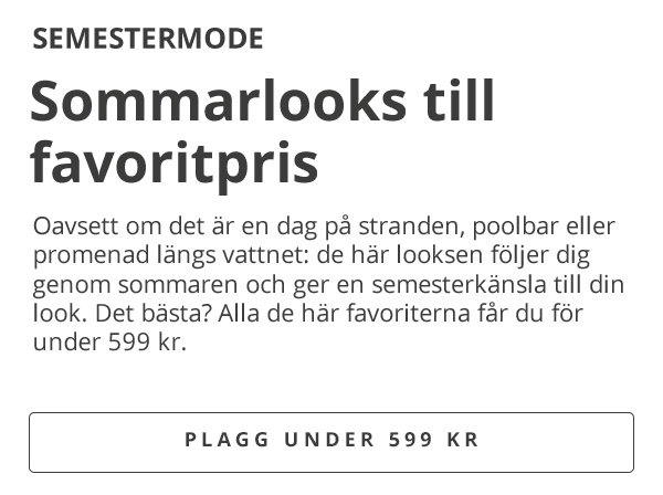 Redo för solen? Shoppa våra nya sommarlooks nu!