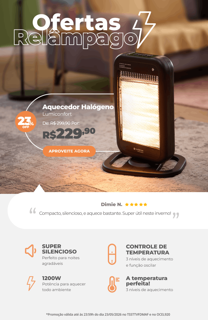 Aquecedor Halogeno