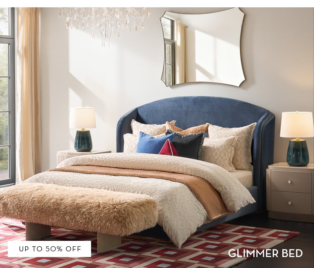 BED, UP TO 50% OFF