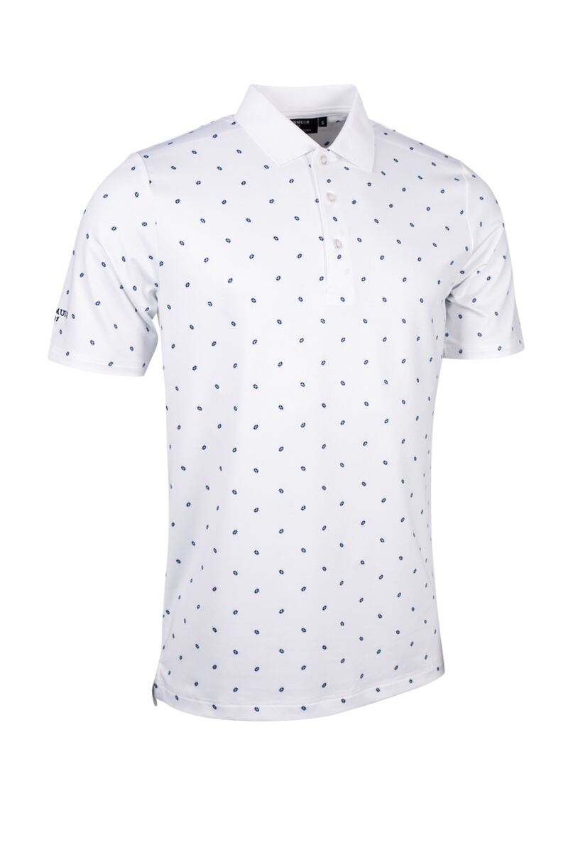 Mens Performance Shirts SS26 - White/Navy Saltire Flags