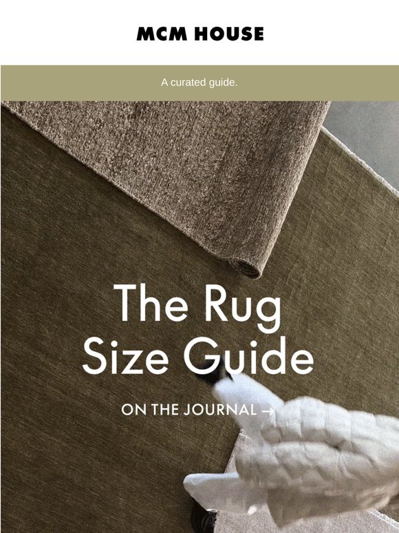 How to size your rug.