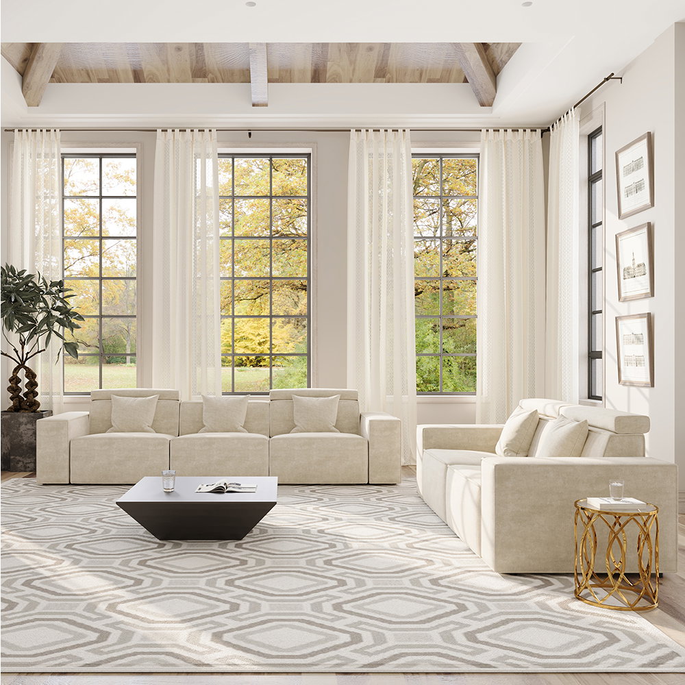Image of Minimalist Electric Couch Power Sofa set