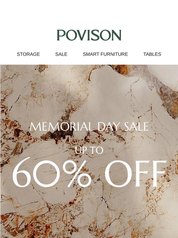 Your Memorial Day Sale Starts