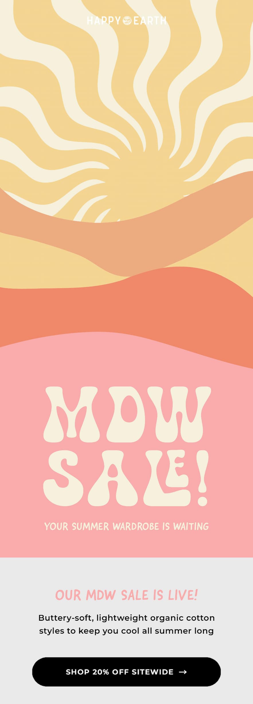 MDW Sale! Your Summer Wardrobe is Waiting. Shop 20% Off Sitewide