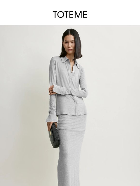 Shirt dressing in jersey