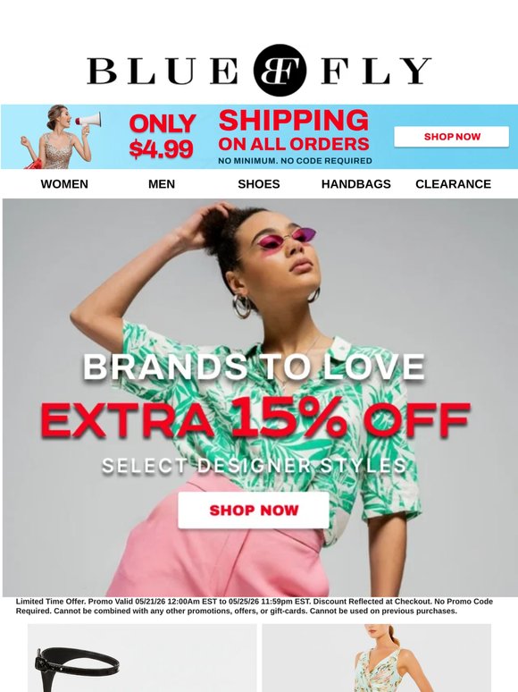 Hot Drop: Designer Steals + Extra 15% Off