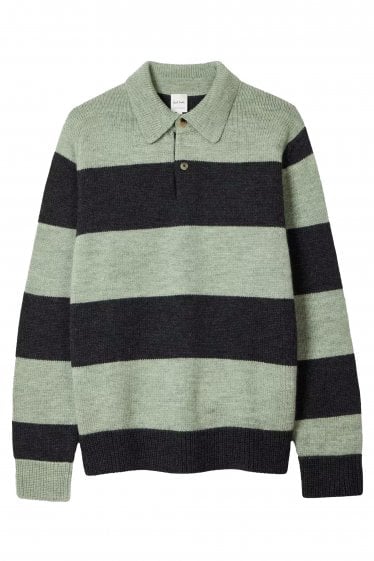 STRIPED WOOL SWEATER